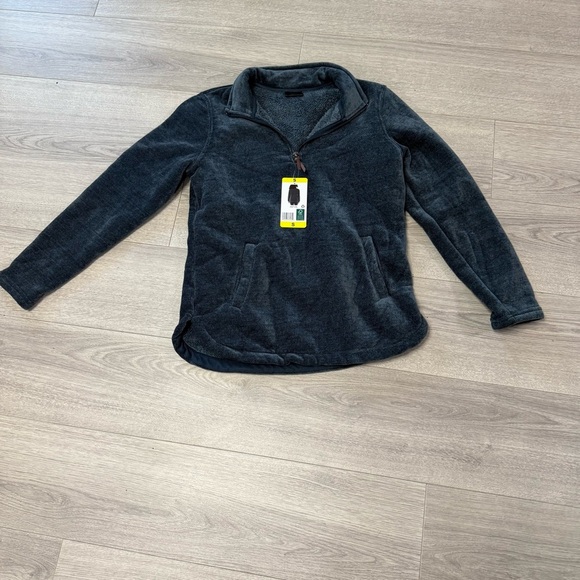 32 Degree Heat Cozy Black Quarter-Zip Pullover - Picture 1 of 10